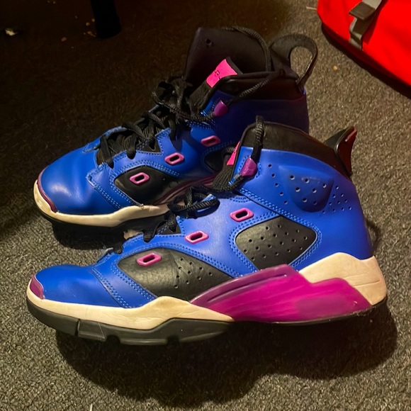 Jordan 6-17-23 Basketball Shoes - Hyper Royal/Black/Hyper Violet size 7y - Picture 1 of 4